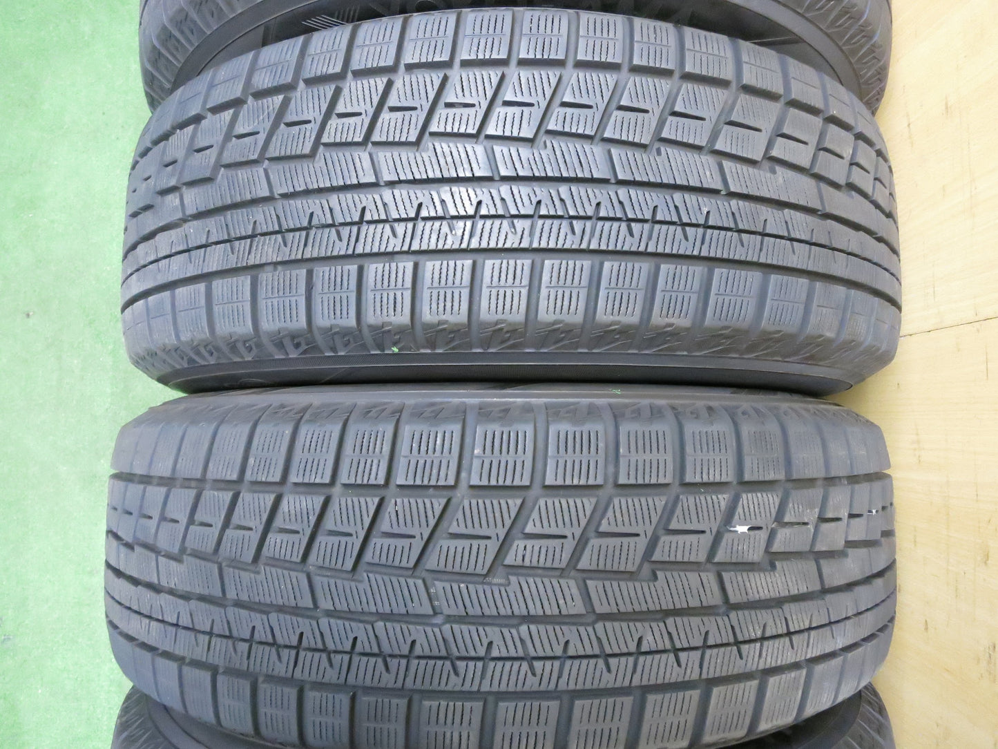 [送料無料]バリ溝！キレイ！9.5分★スタッドレス 225/65R17 ヨコハマ アイスガード iG60 EuroSpeed MANARAY SPORT マナレイ 17インチ PCD114.3/5H★2121213Hス