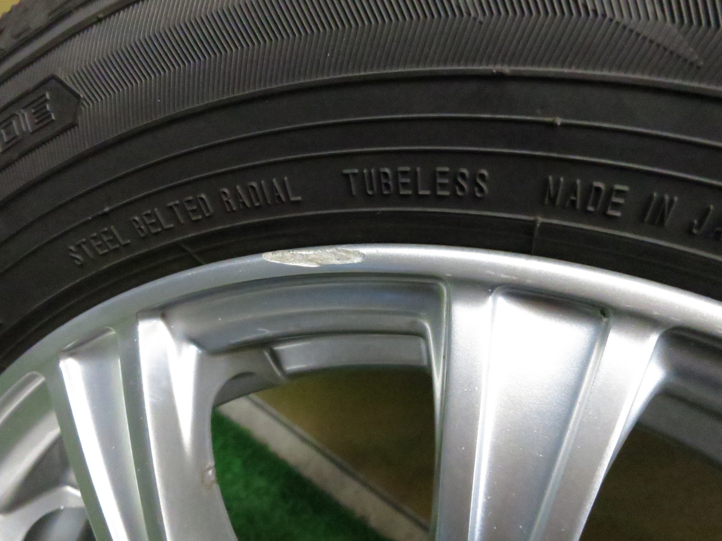 [送料無料]超バリ溝！21年！ほぼ10分★スタッドレス 155/65R13 ダンロップ ウインターマックス WM02 JOKER weds ジョーカー 13インチ PCD100/4H★3013005Hス
