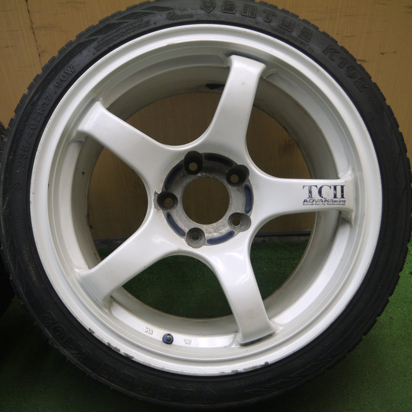 *送料無料* 2本価格★TCⅡ ADVAN Racing 235/40R17 VENTUS K102 アドバンレーシング 17インチ PCD114.3/5H★4030610Hノ