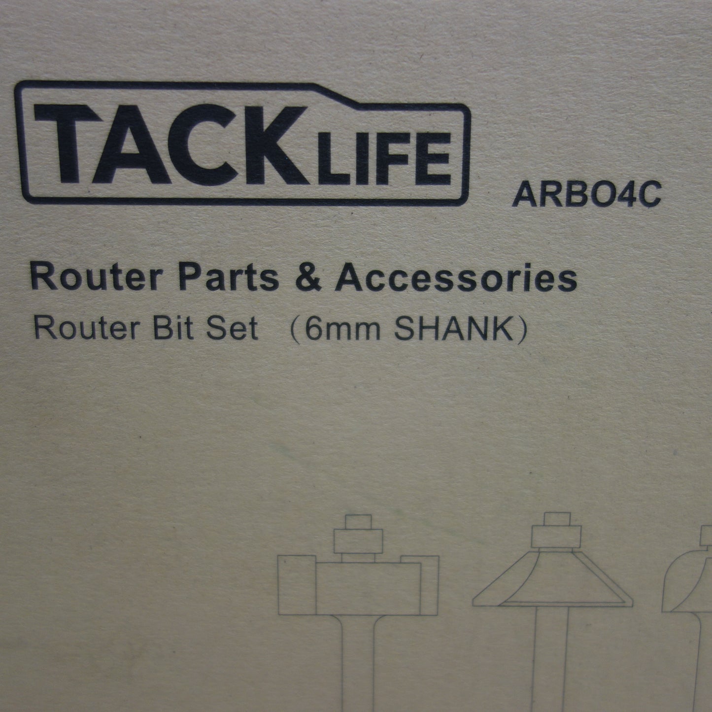 [送料無料] ほぼ未使用！美品！セット☆TACKLIFE トリマー ビット セット 6mm軸 ARB04C 19PCS Router Bit Set 工具 パーツ☆
