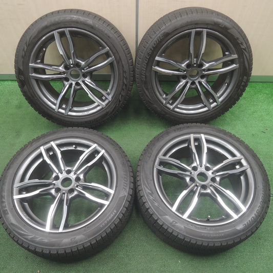 *送料無料*バリ溝！20年！キレイ！9.5分★BMW ベンツ 等  MAK LUFT FF 245/45R18 スタッドレス ブリヂストン ブリザック VRX2 18インチ PCD112/5H★3111401TNス