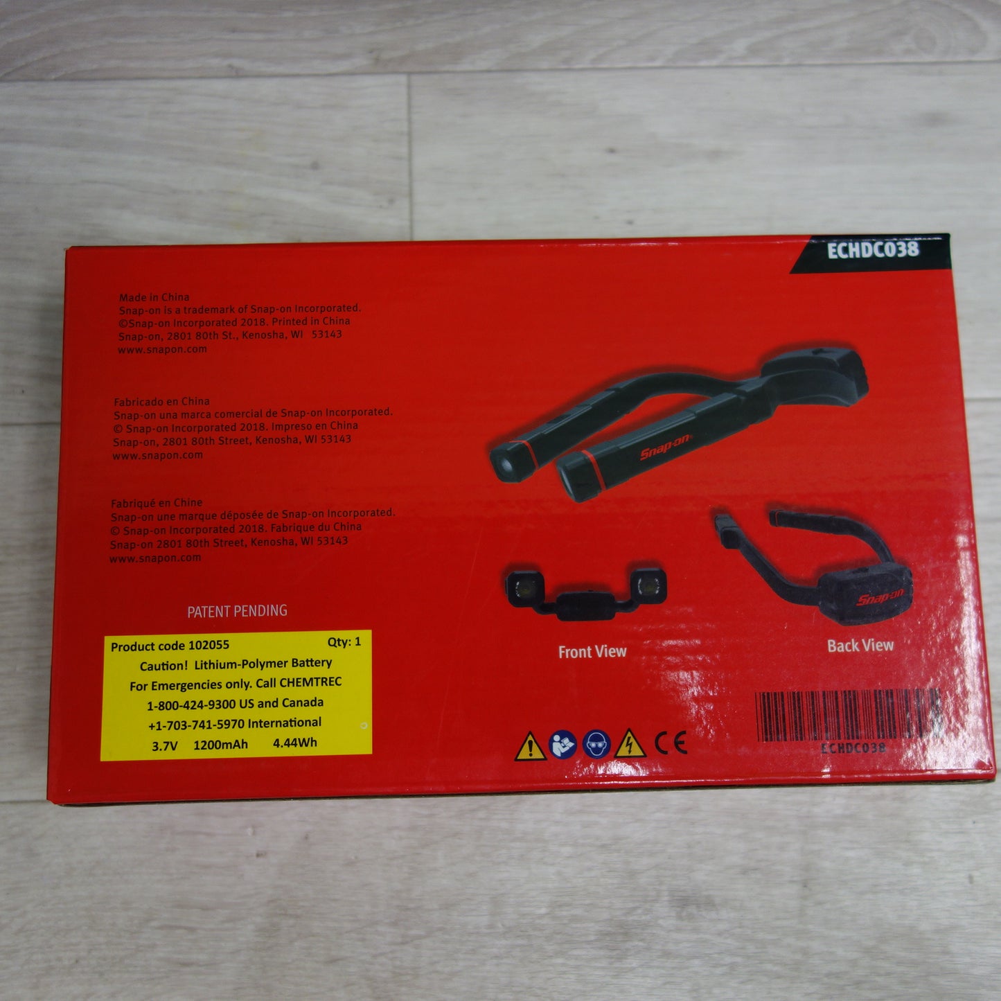 *送料無料*美品☆Snap-on スナップオン ハンズフリーネックライト ECHDC038 ブラック 黒☆