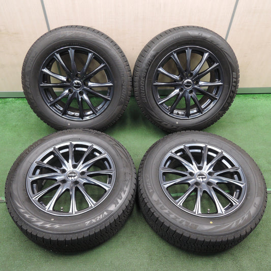 *送料無料* バリ溝!21年!キレイ!9.5分★スタッドレス 225/60R17 ブリヂストン ブリザック VRX2 WAREN ヴァーレン 17インチ PCD114.3/5H★4021601TNス