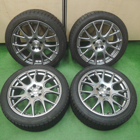 *送料無料*バリ溝!20年!キレイ!9.5分★スタッドレス 245/40R18 ナンカン CORSAFA Verthandi ヴェルザンディ 18インチ PCD114.3/5H★3122707SYス