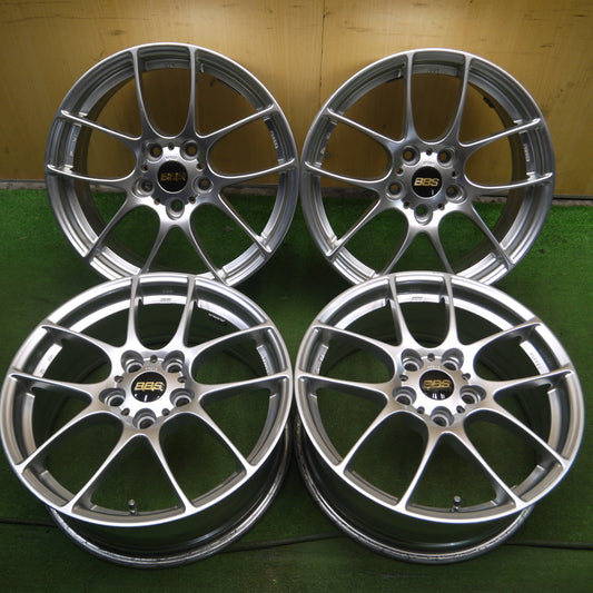 *送料無料* キレイ★BBS RF502 FORGED 鍛造 ホイール 17インチ 17×7J PCD114.3/5H★4022615Hホ