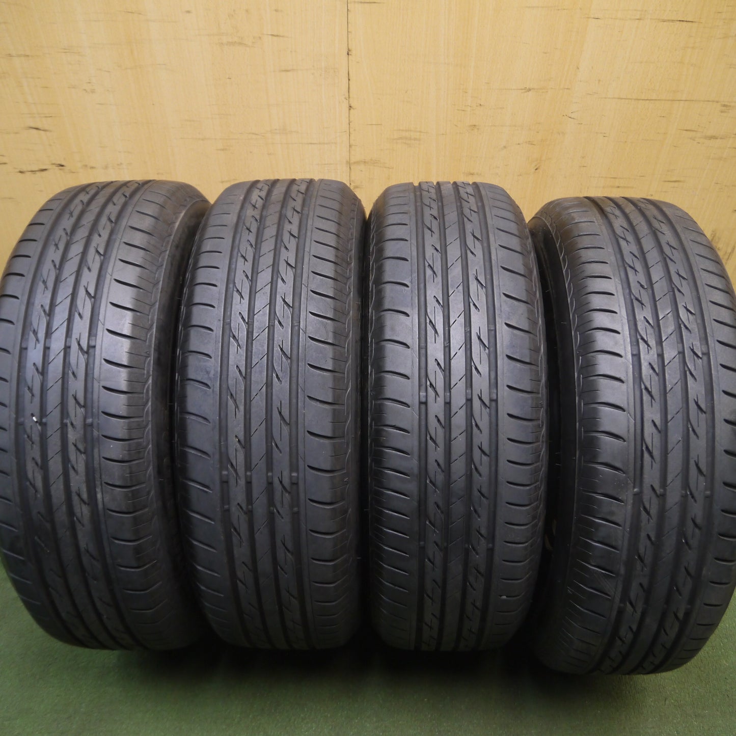 *送料無料*バリ溝！22年！キレイ！9.5分★195/65R15 ブリヂストン ネクストリー エコピア スチール ホイール 15インチ PCD114.3/5H★4011615Hノ