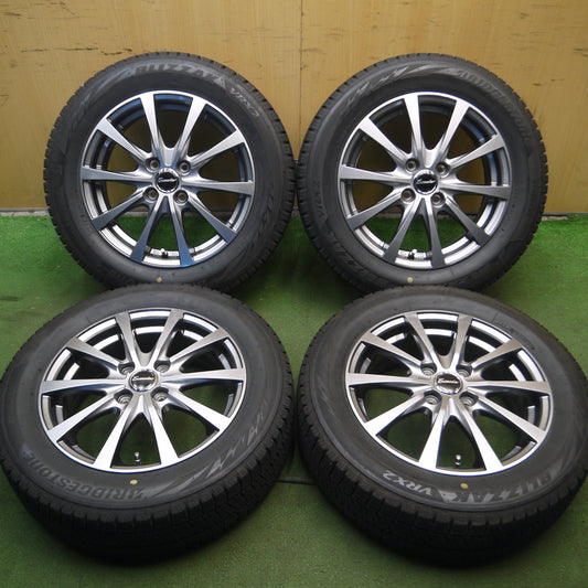 *送料無料*バリ溝!キレイ!9分★スタッドレス 185/60R15 ブリヂストン ブリザック VRX2 Exceeder エクシーダー 15インチ PCD100/4H★3122706Hス