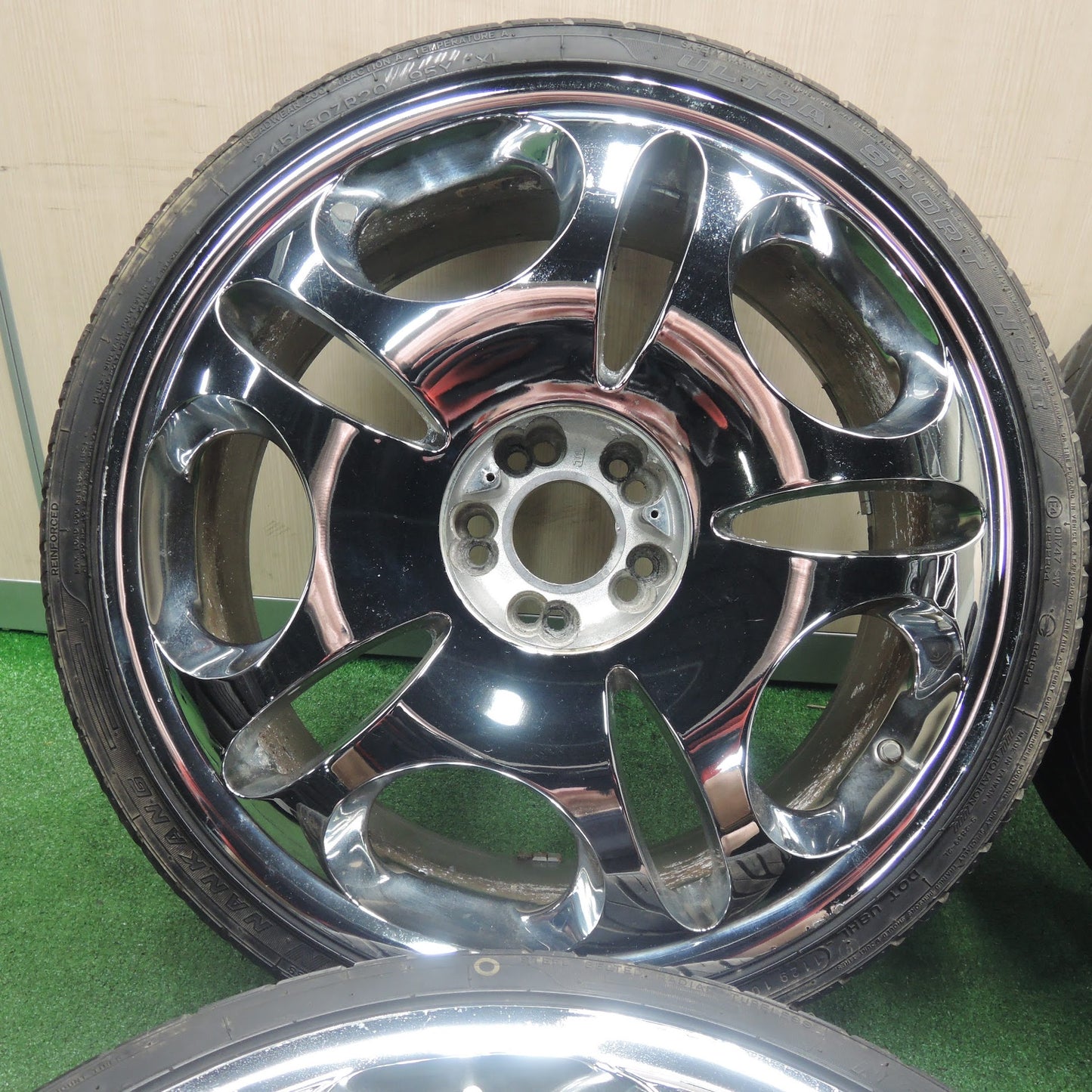 [送料無料]バリ溝！9.5分★Lowenhart LD-1LX 245/30R20 ナンカン ウルトラ スポーツ NS-2 20インチ レーベンハート PCD112 114.3/5H マルチ★3110909SYノ