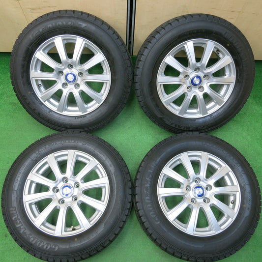 *送料無料*バリ溝!22年!キレイ!ほぼ10分★スタッドレス 215/65R16 グッドイヤー アイスナビ7 JENEIGE 16インチ PCD114.3/5H★3121909イス