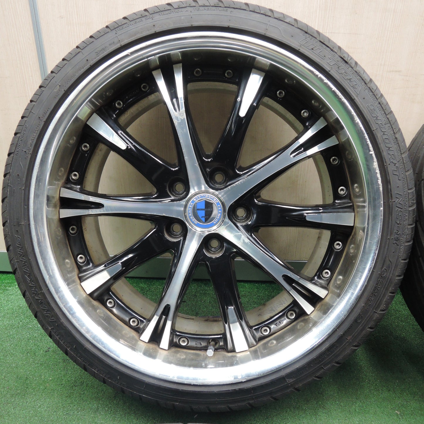 *送料無料* バリ溝！21年！9分★WORK SCHWERT SW4 225/40R19 275/30R19 ナンカン ウルトラ スポーツ NS-2 ワーク シュバート PCD114.3/5H★4021306TNノ