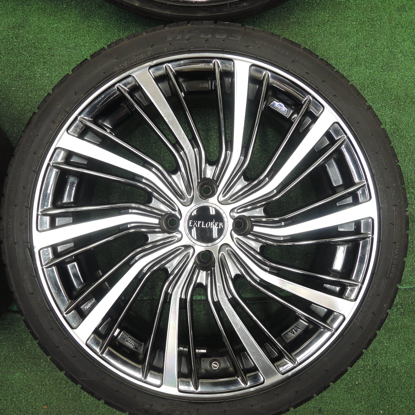 [送料無料]キレイ★205/40R17 EXPLORER エクスプローラー ハイフライ HF805 17インチ PCD100/4H★3111001TNノ