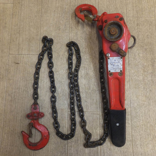 [送料無料]★レバーホイスト LEVER HOIST 1/2TON LIFT 1.5M(2)★
