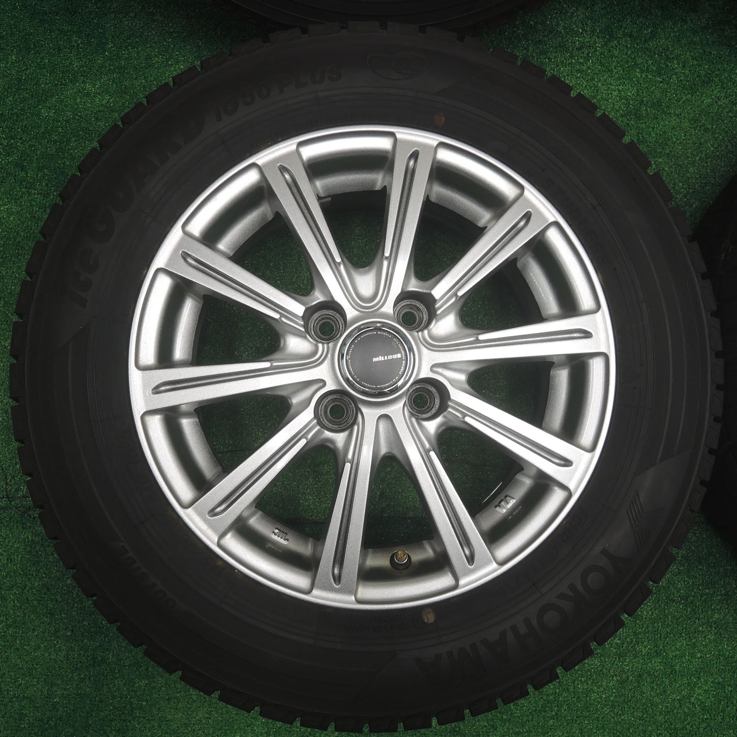 [送料無料]バリ溝！キレイ！9.5分★スタッドレス 175/70R14 ヨコハマ アイスガード iG50 プラス MiLLOUS ミルアス 14インチ PCD100/4H★3071208SYス