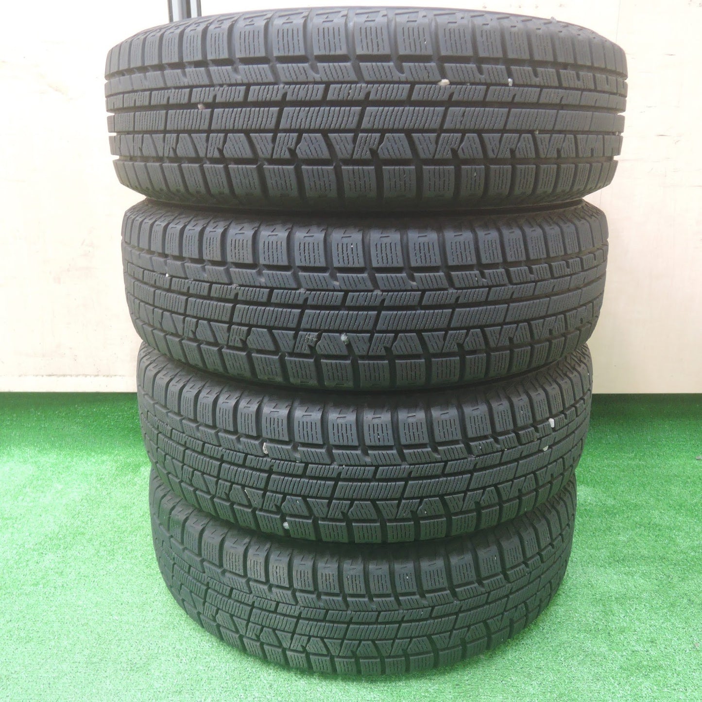 [送料無料] バリ溝！キレイ！9.5分★スタッドレス 155/65R13 ヨコハマ アイスガード iG50 プラス NIRVANA NV PCD100/4H★3112003SYス