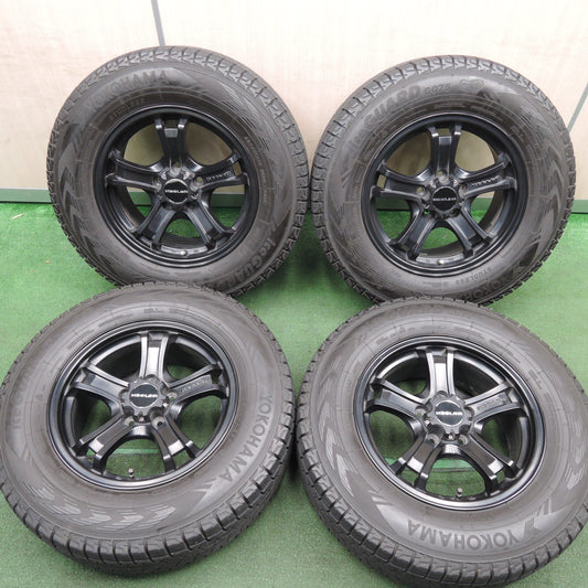 *送料無料*バリ溝!8.5分★スタッドレス KEELER キーラー 225/70R16 ヨコハマ アイスガード G075 16インチ PCD114.3/5H★4011309HAス