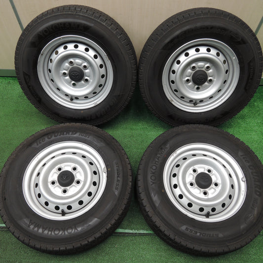 *送料無料*バリ溝!23年!9.5分★トヨタ タウンエース 純正 スチール 165/80R13 94/93N スタッドレス ヨコハマ アイスガード iG91 PCD114.3/5H★3121610HAス