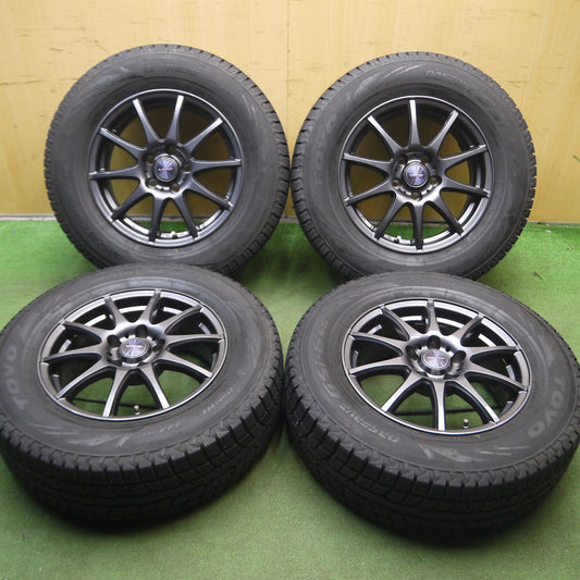 *送料無料*バリ溝!21年!キレイ!9.5分★スタッドレス 215/70R16 トーヨー オブザーブ GSi-6 LS VELVA CHARGE ヴェルヴァ 16インチ PCD114.3/5H★3121915Hス