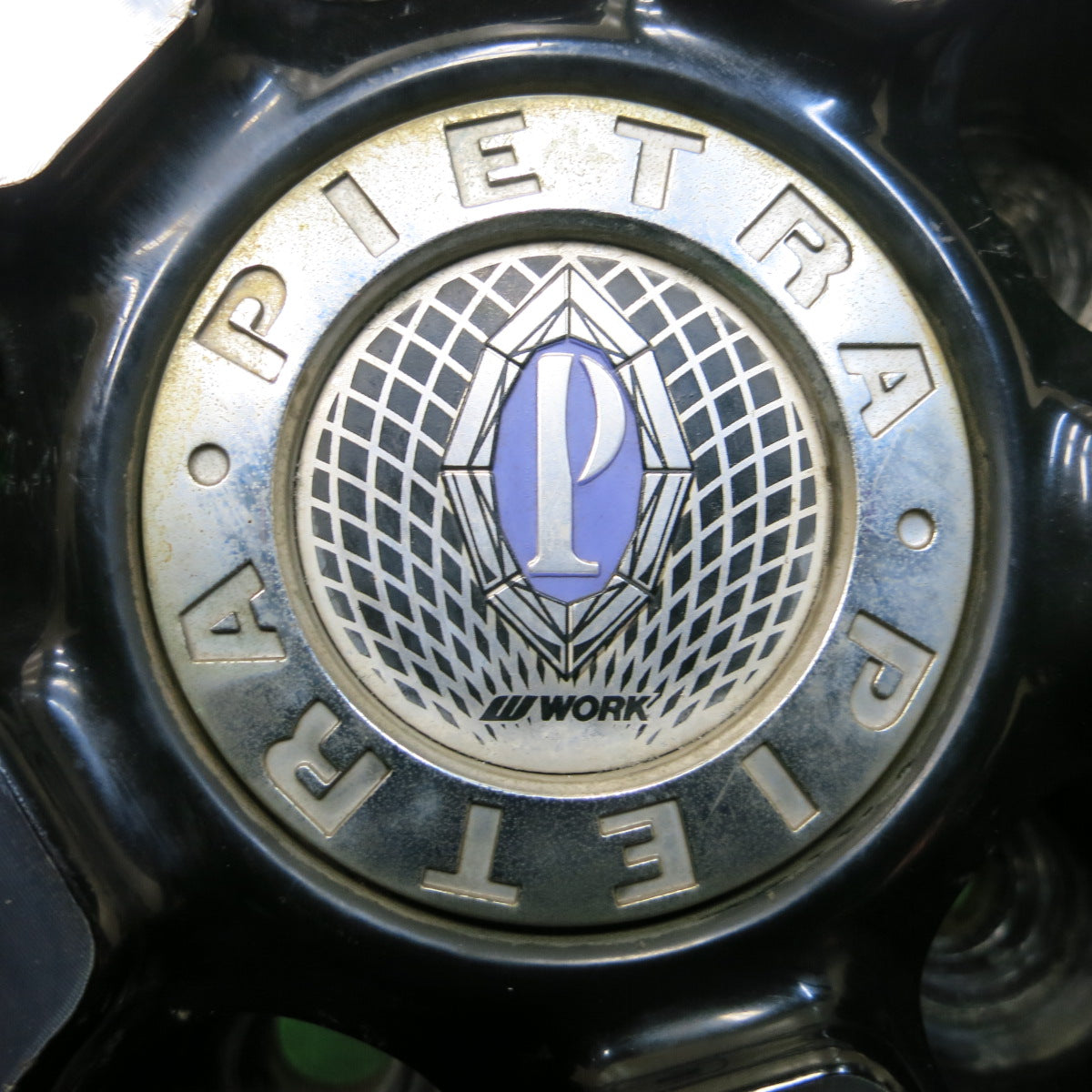 *送料無料*バリ溝！22年！9分★WORK PIETRA 215/45R17 ウィンラン R330 トライアングル TR968 ワーク ピエトラ 17インチ PCD114.3/5H★3112905イノ