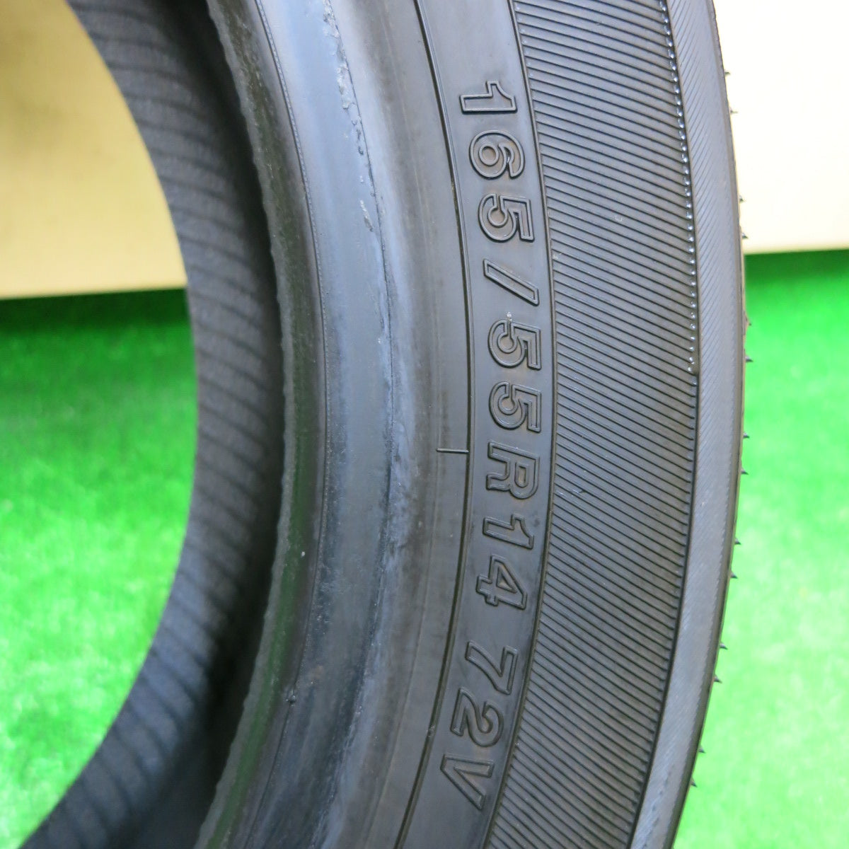 *送料無料*ほぼ新車外し！22年★165/55R14 ヨコハマ BluEarth-ES ES32 タイヤ 14インチ ムーヴ ミラジーノ ワゴンR 等★3122006イノタ