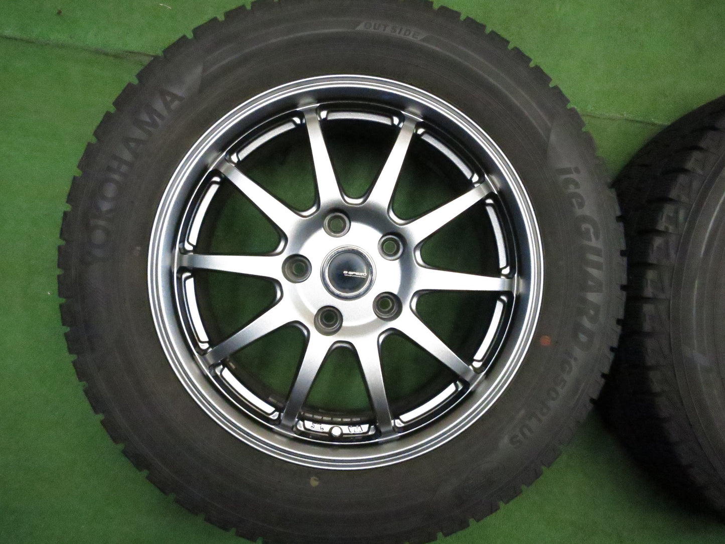 [送料無料]バリ溝！19年！キレイ！9分★スタッドレス 215/60R16 ヨコハマ アイスガード iG50 プラス G-SPEED Gスピード 16インチ PCD114.3/5H★3013006Hス