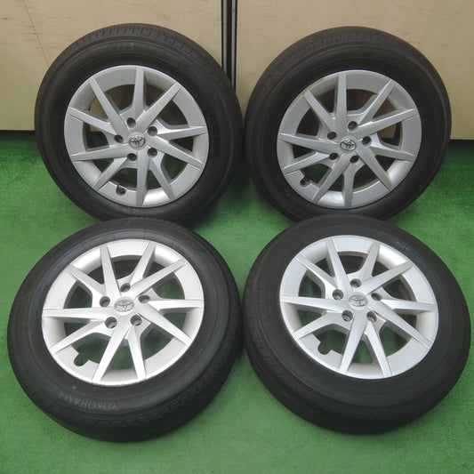 *送料無料* バリ溝!9.5分★トヨタ プリウスα 純正 205/60R16 ヨコハマ アドバン dB デシベル 16インチ PCD114.3/5H★4022110SYノ