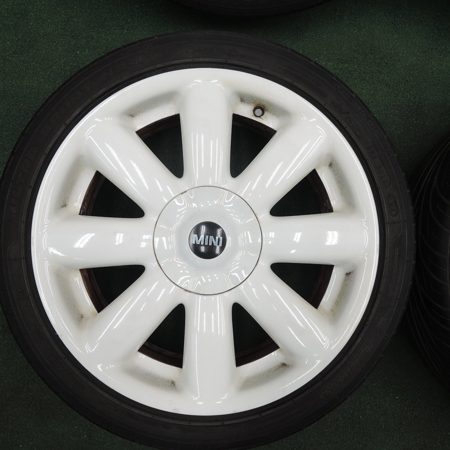 *送料無料* バリ溝！8.5分★MINI ミニ クーパーS 純正 205/45R17 ナンカン ウルトラスポーツ NS-2 17インチ PCD100/4H★4030108TNノ