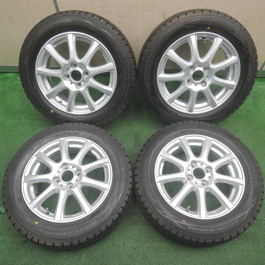 *送料無料*超バリ溝！19年！キレイ！ほぼ10分★スタッドレス 175/65R15 ダンロップ ウインターマックス WM01 社外 アルミ 15インチ PCD100/4H★3110804NJス