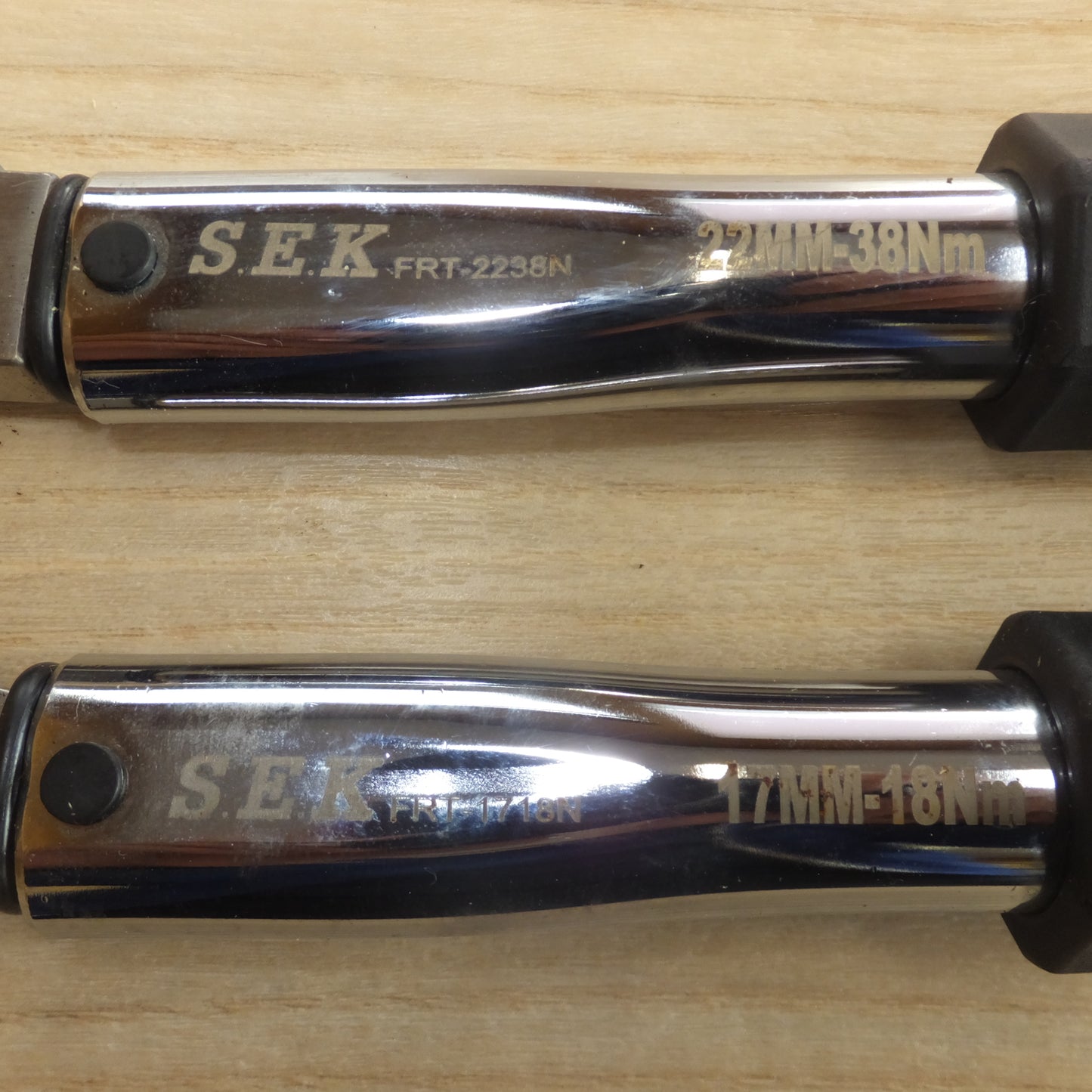 [送料無料] ★スエカゲツール SEK フレアラチェットトルクレンチ FRT-1718N FRT-2238N　17MM-18Nm 22MM-38Nm　セット★