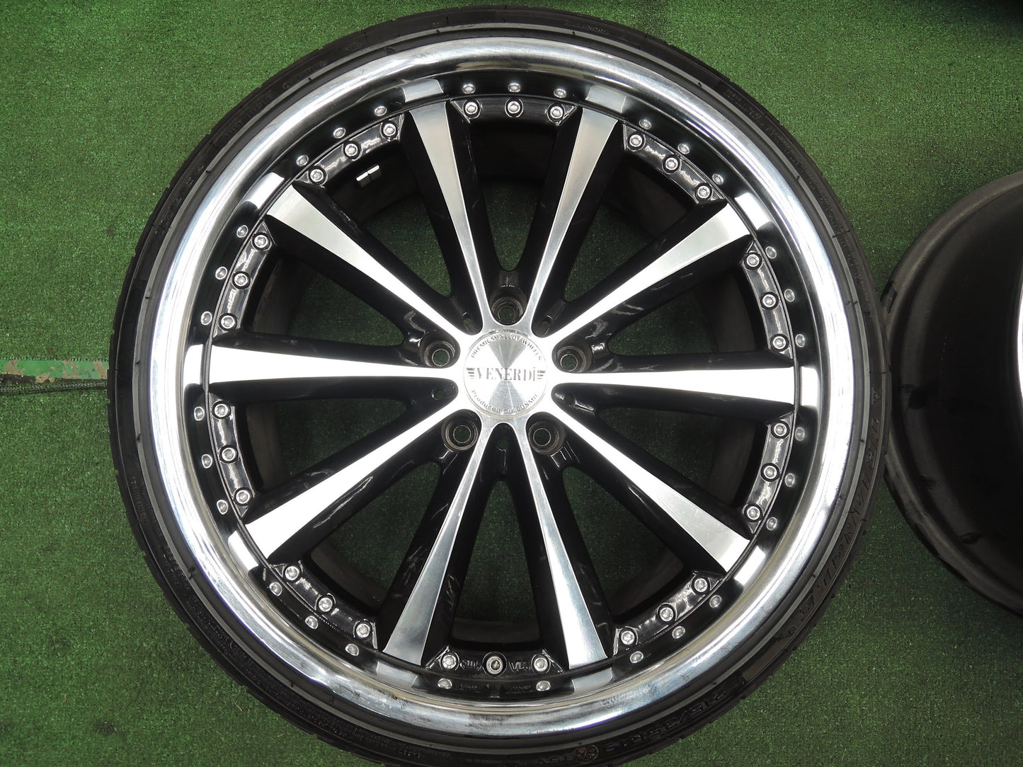 [送料無料]バリ溝！8.5分★215/35R19 245/35R19 VENERDi COSMIC トライアングル TR968 ブリヂストン ERGLANZ EG-1 ヴェネルディ PCD114.3/5H★3112510HAノ