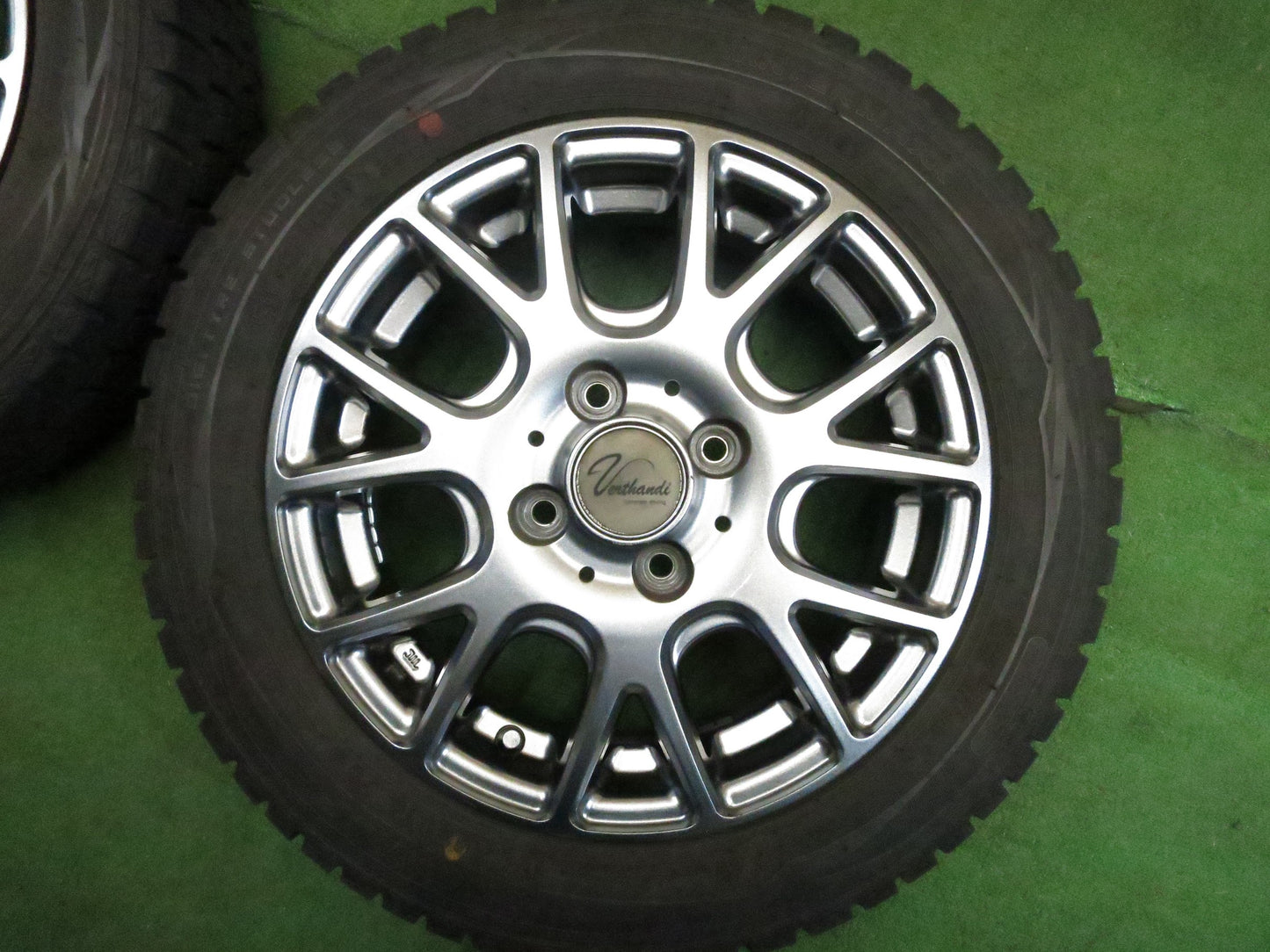 [送料無料]4本価格★スタッドレス 155/65R14 Verthandi ダンロップ ウインターマックス WM01 ヴェルザンディ ヴェルサンディ 14インチ PCD100/4H★3013010Hス