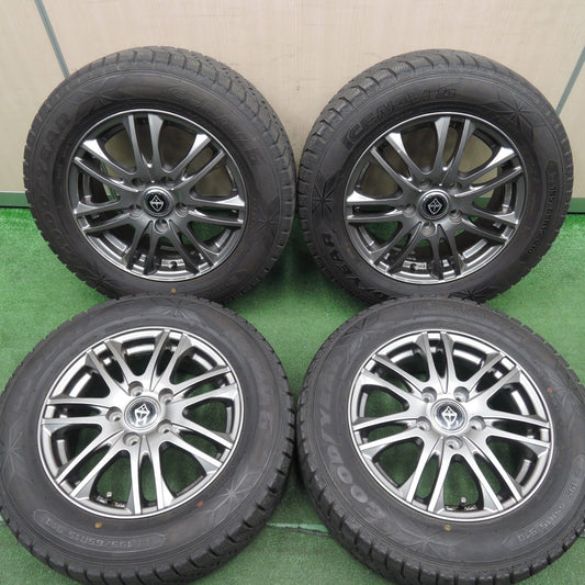 [送料無料] バリ溝！20年！キレイ！9分★スタッドレス 195/65R15 グッドイヤー アイスナビ6 VELVA ヴェルヴァ PCD114.3/5H★3120207HAス