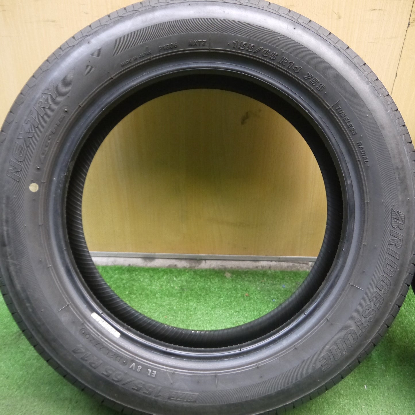*送料無料*バリ溝！20年！8.5分★155/65R14 ブリヂストン ネクストリー エコピア タイヤ 14インチ ムーヴ ワゴンR 等★3121911Hノタ