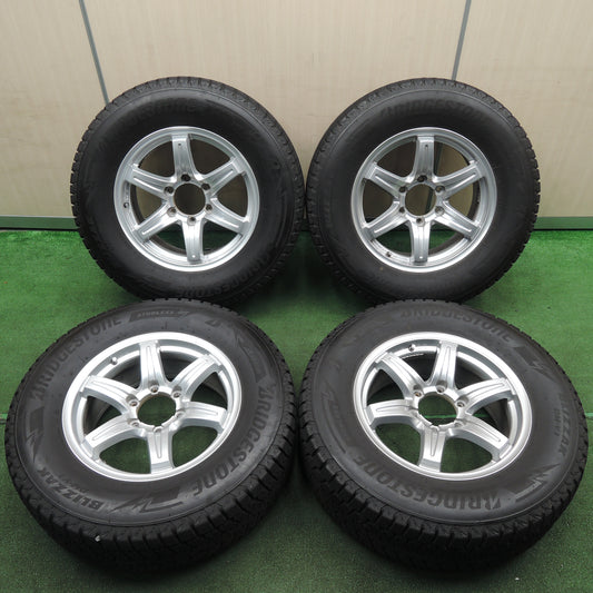 *送料無料*バリ溝!キレイ!9.5分★スタッドレス 265/65R17 ブリヂストン ブリザック DM-V3 社外 アルミ 17インチ PCD139.7/6H★4010908TNス