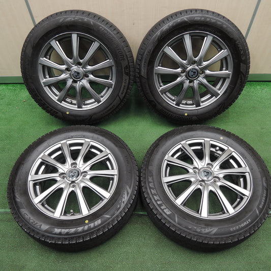 *送料無料*バリ溝!22年!キレイ!9.5分★スタッドレス 175/65R15 ブリヂストン ブリザック VRX3 Claire クレール 15インチ PCD100/4H★3121809TNス