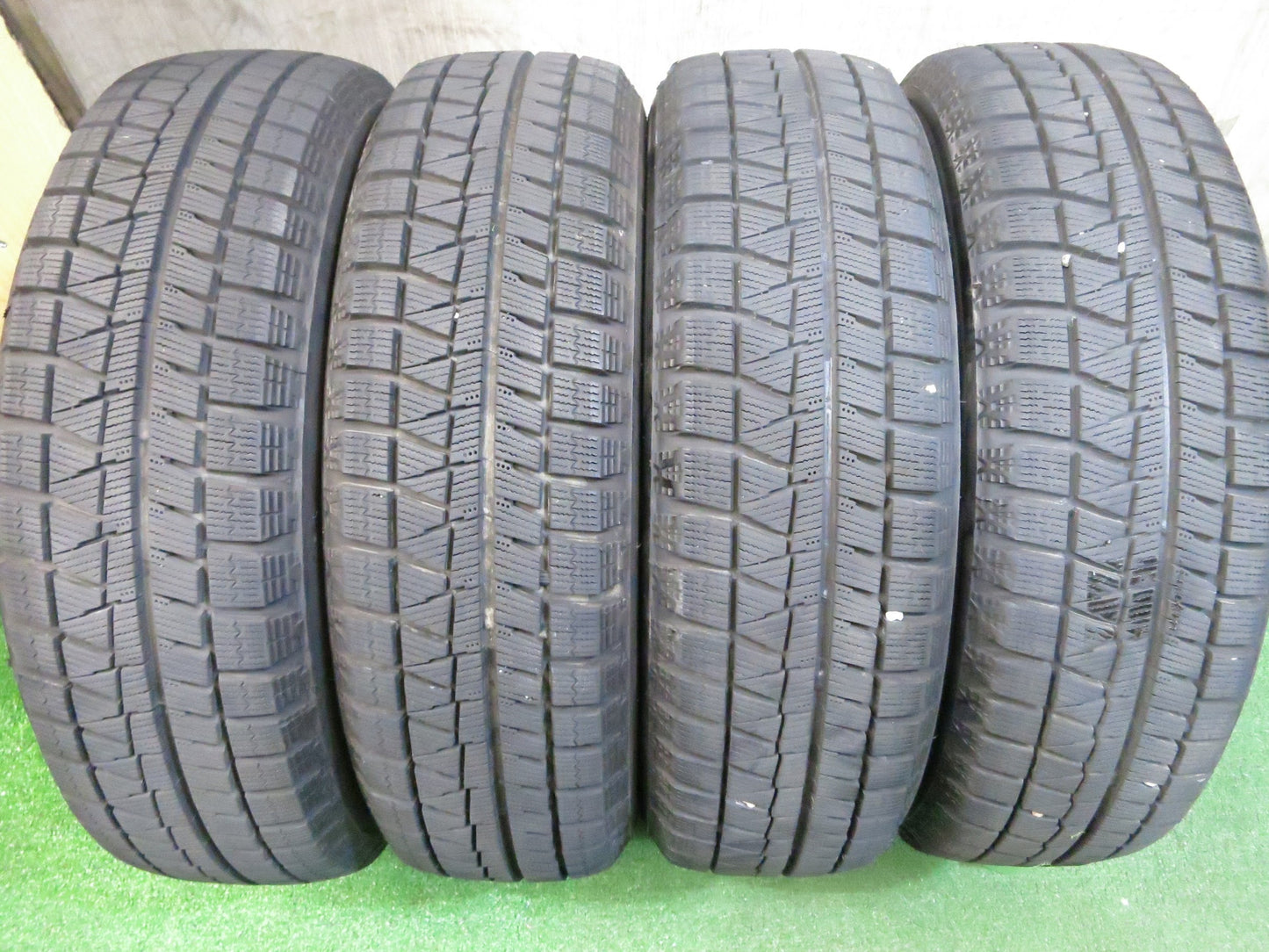 [送料無料]バリ溝！19年！9分★スタッドレス 155/65R13 ブリヂストン アイスパートナー2 SPORT GRAHT 13インチ PCD100/4H★3020609Hス