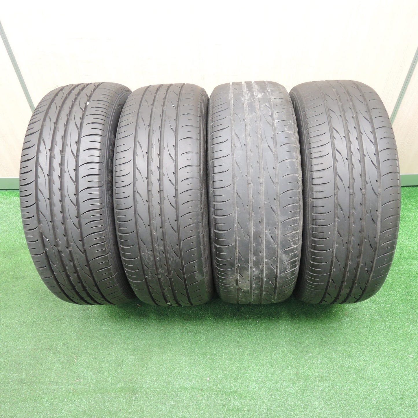 [送料無料]バリ溝！9.5分★トヨタ マーク２ブリット 純正 205/55R16 ダンロップ エナセーブ EC203 16インチ PCD114.3/5H★3110405TNノ