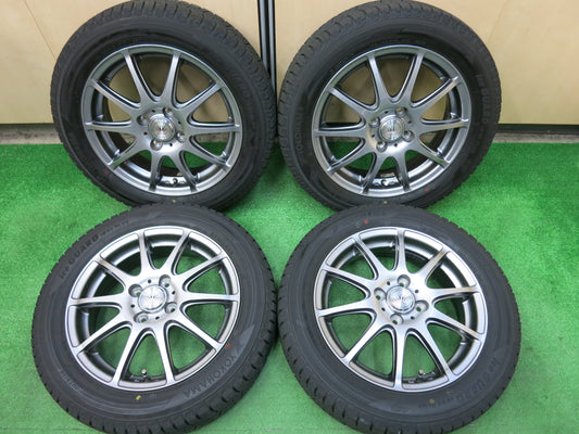[送料無料]キレイ★スタッドレス 165/65R15 ヨコハマ アイスガード iG50 プラス LOXARNY SPORT BADX ロクサーニ 632 15インチ PCD100/4H★3012102ヒス