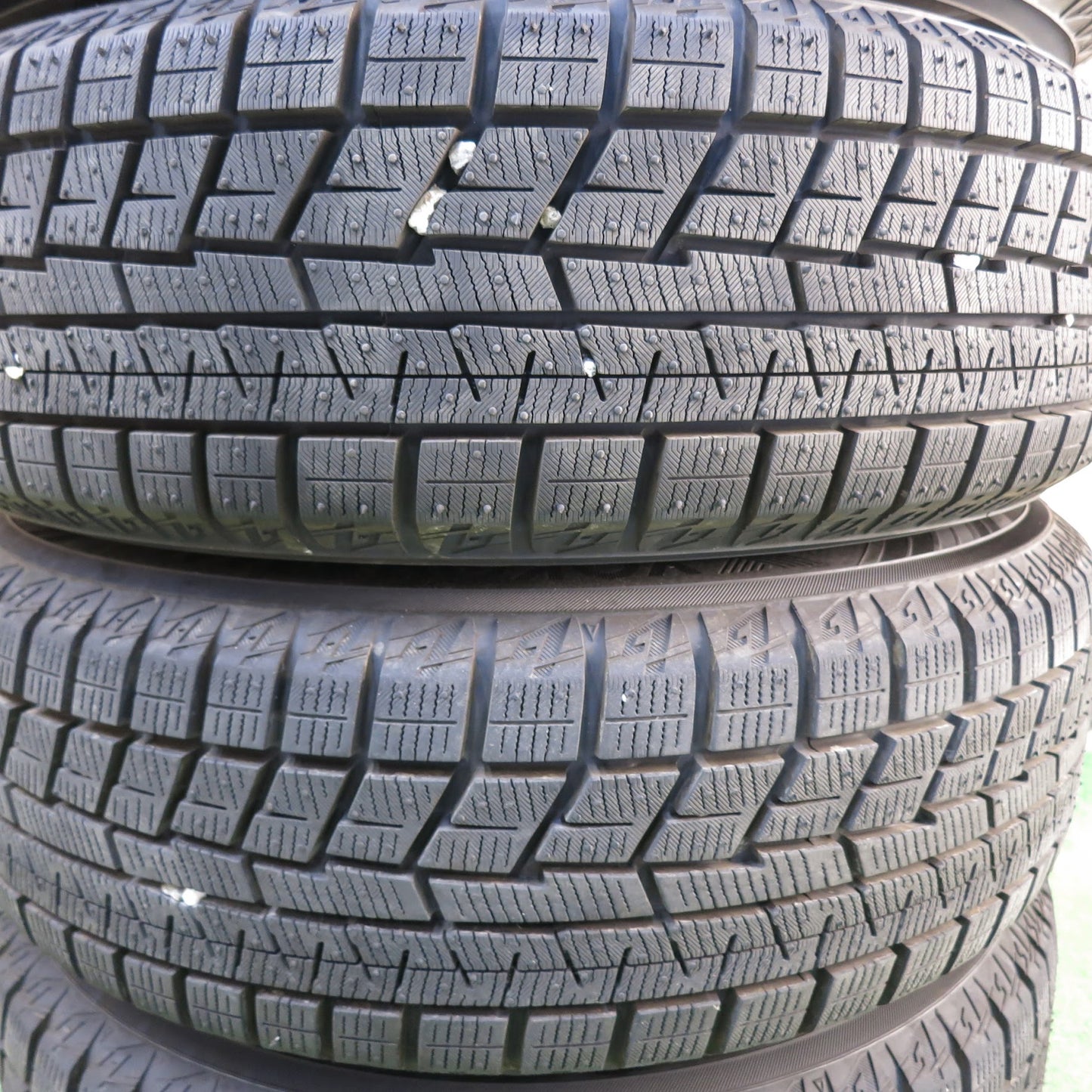 [送料無料]超バリ溝！22年！キレイ！ほぼ10分★スタッドレス 175/65R14 ヨコハマ アイスガード iG60 GRASS グラス 14インチ PCD100/4H★3031507ヒス