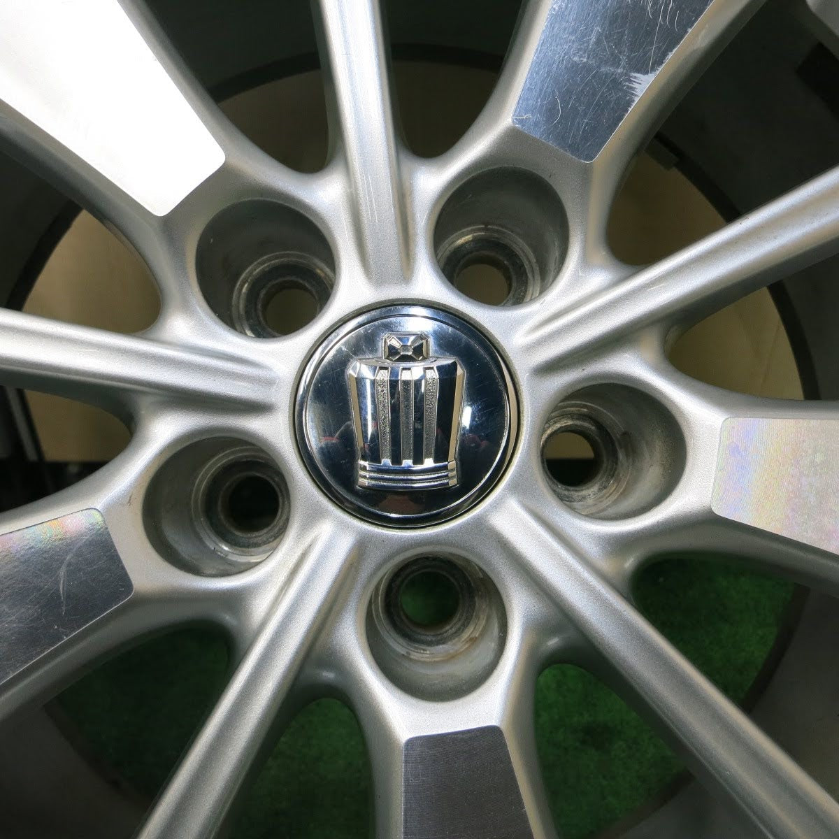 [送料無料]バリ溝！8.5分★トヨタ 200系 クラウン 純正 225/45R18 ジーテックス HP2000 vfm 18インチ PCD114.3/5H★3070101イノ