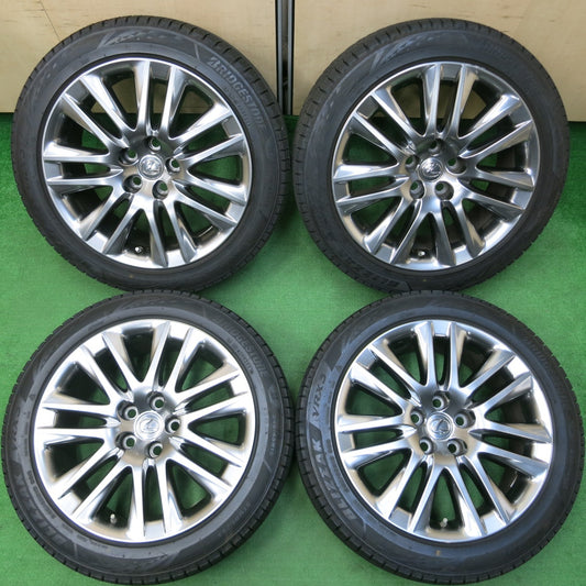 *送料無料* センサー付!バリ溝!21年!9.5分★レクサス LS460 純正 245/45R19 スタッドレス ブリヂストン ブリザック VRX3 19インチ PCD120/5H★4022006イス