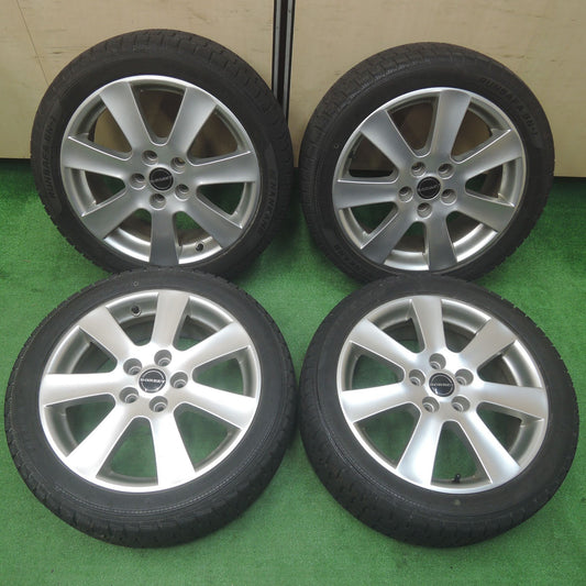 [送料無料] バリ溝！キレイ！9分★ワーゲン 等 BORBET 225/45R17 スタッドレス ナンカン RUNSAFA SN-1 ボルベット PCD112/5H★3113005SYス