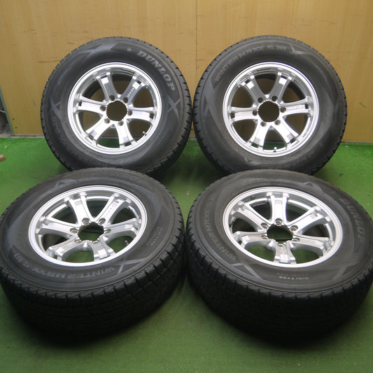 *送料無料*バリ溝!キレイ!9.5分★ランクル等 KEELER 265/65R17 スタッドレス ダンロップ ウインターマックス SJ8 KEELER キーラー 17インチ PCD139.7/6H★3121806Hス