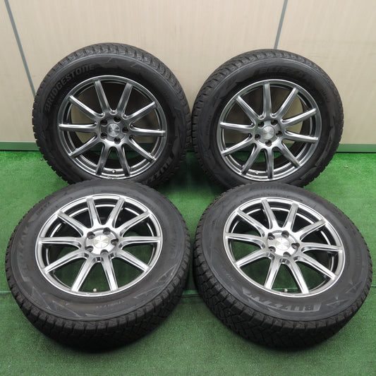 *送料無料*バリ溝！キレイ！8.5分★ボルボ 等 235/60R18 スタッドレス ブリヂストン ブリザック DM-V2 ECO FORME エコフォルム PCD108/5H★3111507SYス
