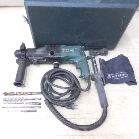 [送料無料]◆HITACHI 日立工機 24mm ロータリー ハンマドリル DH24PD 集塵 集じん◆