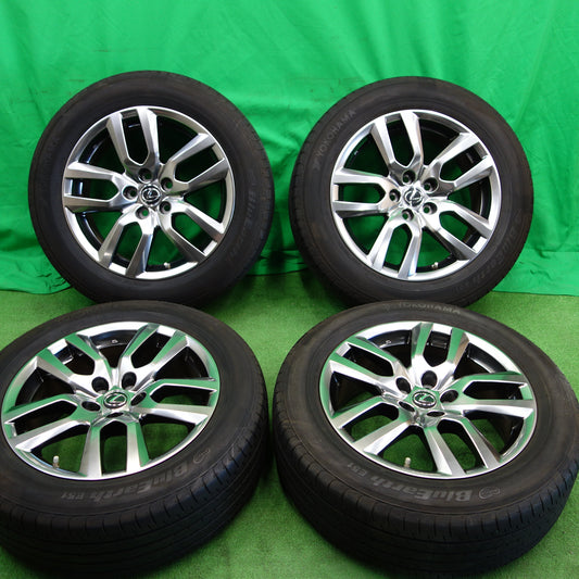 *送料無料*センサー付き！19年！キレイ★レクサス NX300h バージョンL 純正 225/60R18 ヨコハマ E51 E51A PCD114.3/5H★3101302HHノ
