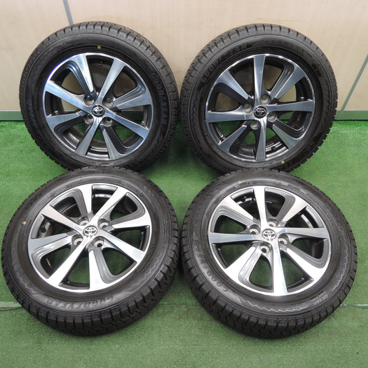 *送料無料*バリ溝!21年!9.5分★トヨタ アクア 純正 185/60R15 スタッドレス グッドイヤー アイスナビ8 15インチ PCD100/4H★3121407NJス