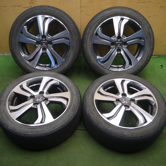 *送料無料* 4本価格★ホンダ グレイス 純正 185/55R16 ブリヂストン エコピア NH100C セイバーリング SL201 PCD100/4H★4030408Hノ