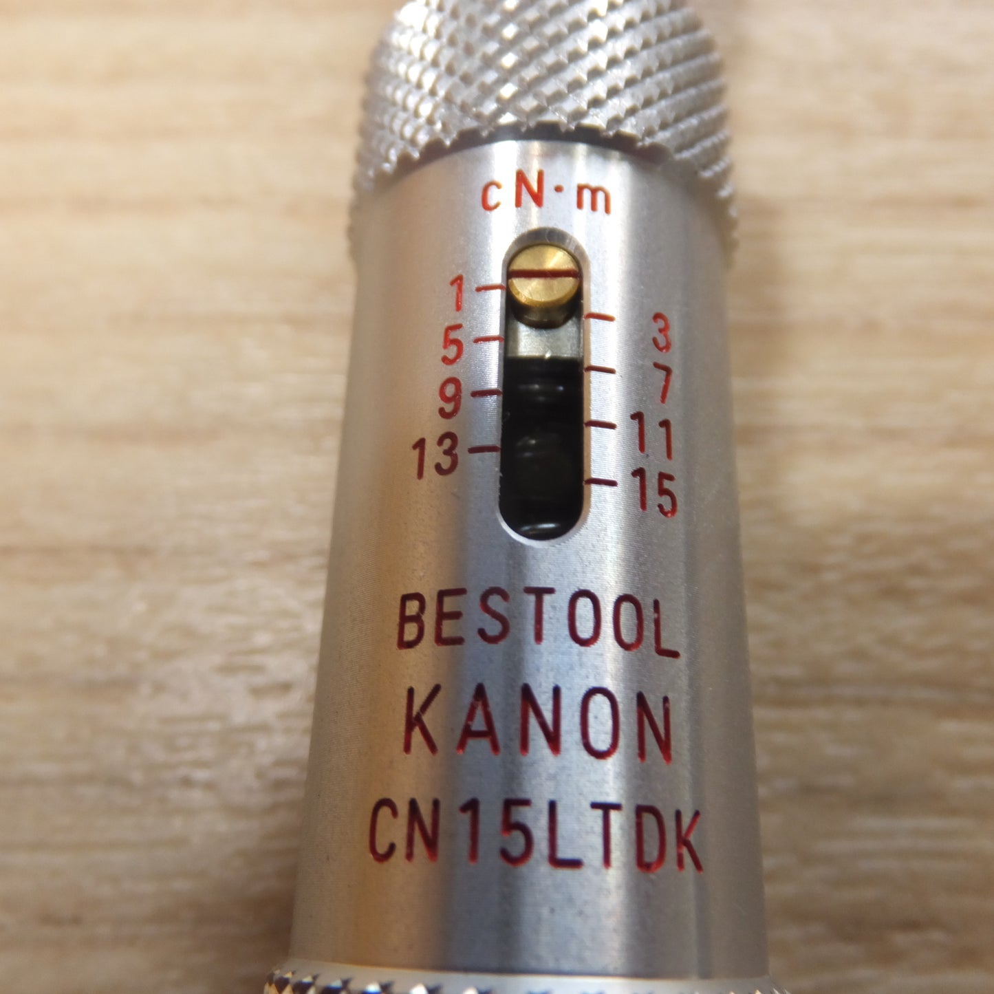 [送料無料] 未使用★中村製作所 KANON カノン空転式トルクドライバー TORQUE SCREW DRIVER CN15LTDK　1～15cN・m★