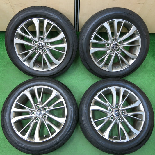 *送料無料*超バリ溝!22年!9.5分以上★トヨタ アベンシス 純正 215/55R17 ブリヂストン LUFT RV2 17インチ PCD114.3/5H★4013001イノ
