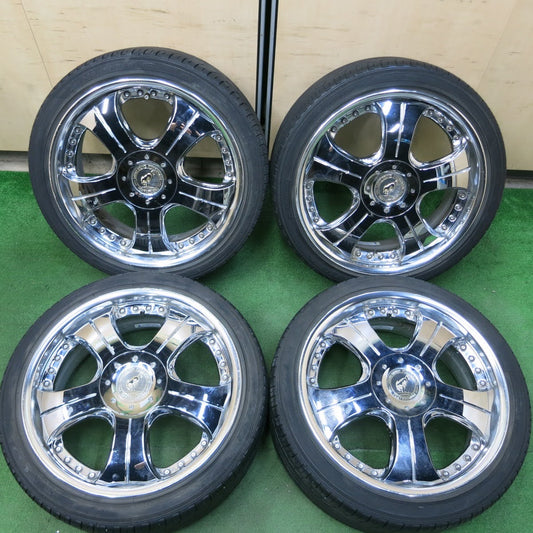[送料無料]4本価格★LODIO DRIVE PURE SPIRITS SUPER STAR 215/40R18 ヨコハマDNAエコスES300 18インチ PCD100/5H ロデオドライブ ピュアスピリッツ★3092702イノ